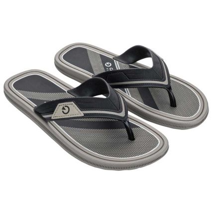 Chinelo Masculino Cartago Maiorca Iv - 12831 - Cinza/preto - Atacado