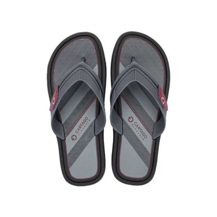 Chinelo Masculino Cartago Maiorca Iv - 12831 - Preto/basalto/bordo - Atacado