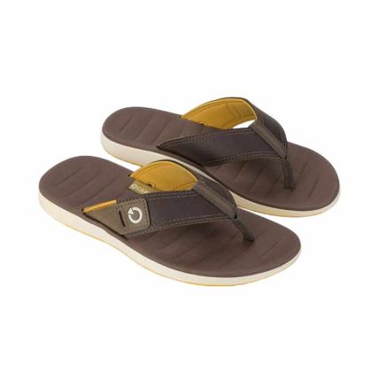 Chinelo Masculino Cartago Malaga - 10954 - Bege/marrom/amarelo - Atacado