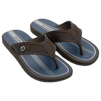 Chinelo Masculino Cartago Palermo Iv - 12773 - Marrom/marrom/bege - Atacado