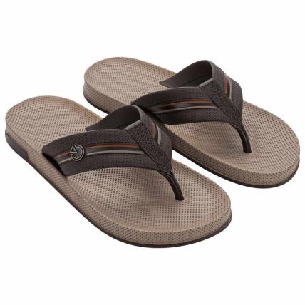 Chinelo Masculino Cartago Siena V - 12776 - Bege/marrom - Atacado