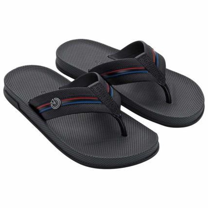 Chinelo Masculino Cartago Siena V - 12776 - Grafite/preto - Atacado