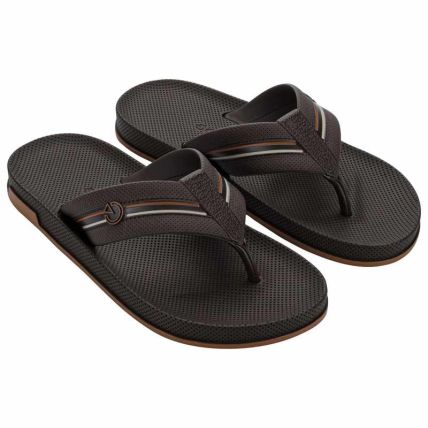 Chinelo Masculino Cartago Siena V - 12776 - Marrom/marrom - Atacado