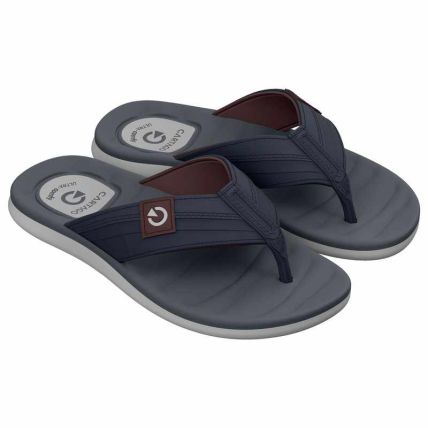 Chinelo Masculino Cartago Sintra Ii - 12578 - Cinza/azul/bordo - Atacado