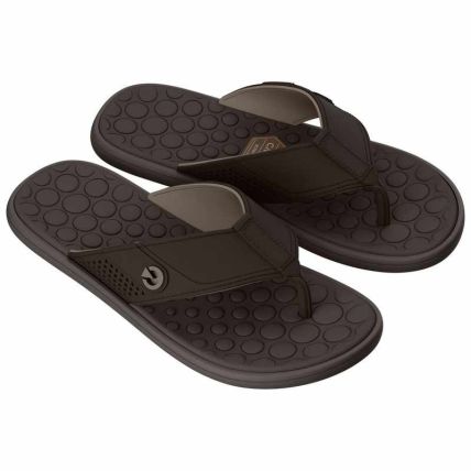 Chinelo Masculino Cartago Veneto Iv - 12618 - Marrom/marrom/bege - Atacado