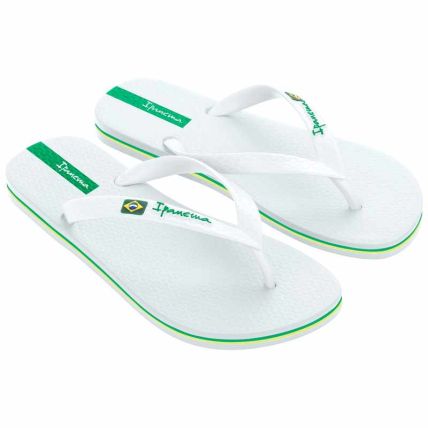 Chinelo Masculino Ipanema Brasil - 27040 - Branco/branco - Atacado