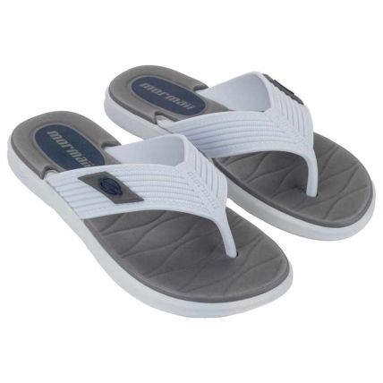 Chinelo Masculino Mormaii Kinja - 12574 - Branco/cinza - Atacado