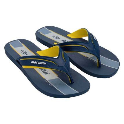 Chinelo Masculino Mormaii Neocycle V - 12780 - Azul/cinza/amarelo - Atacado