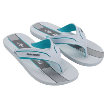 Chinelo Masculino Mormaii Neocycle V - 12780 - Branco/cinza/azul - Atacado
