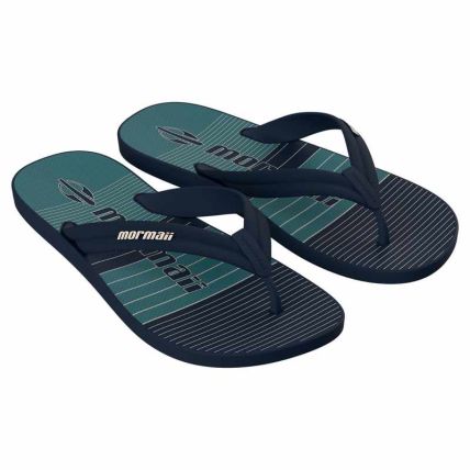 Chinelo Masculino Mormaii Tropical Graphics Iii - 12742 - Azul/azul/verde - Atacado