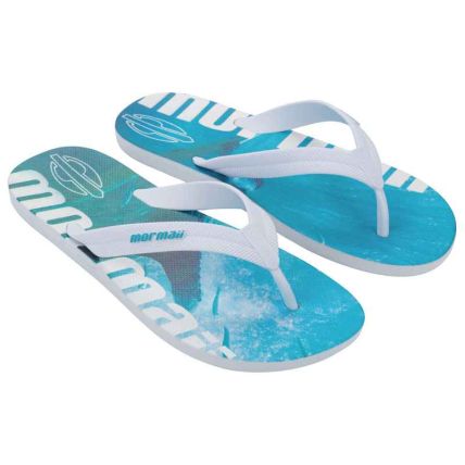 Chinelo Masculino Mormaii Tropical Pro Iii - 12743 - Branco/branco/azul - Atacado