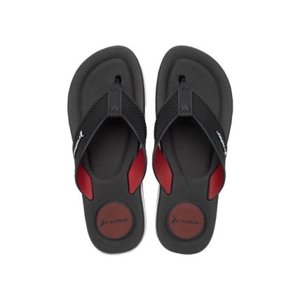 Chinelo Masculino Rider Blend - 12784 - Branco/preto/vermelho - Atacado