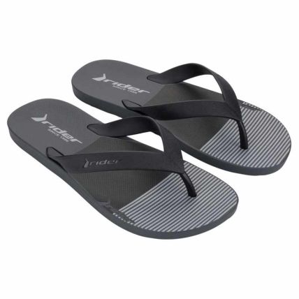 Chinelo Masculino Rider Core Graphics - 12675 - Grafite/preto/cinza - Atacado