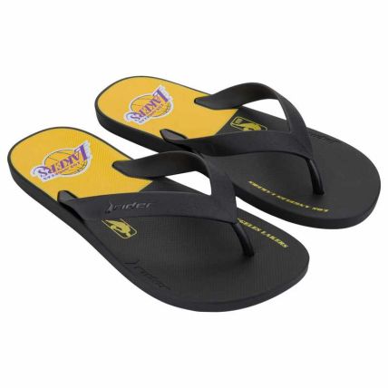 Chinelo Masculino Rider Core Nba - 12677 - Preto/amarelo - Atacado