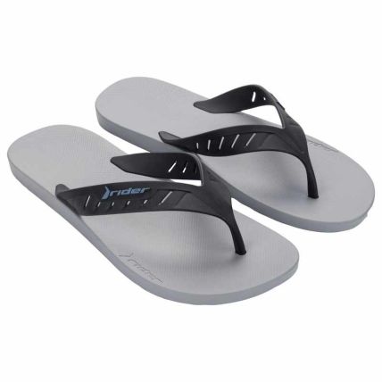 Chinelo Masculino Rider Core Up - 12652 - Cinza/preto/azul - Atacado