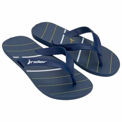 Chinelo Masculino Rider Feel - 12303 - Azul/azul/amarelo - Atacado