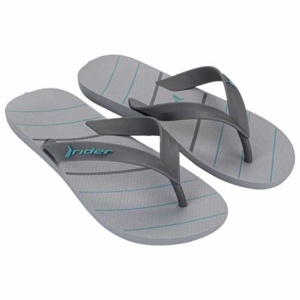 Chinelo Masculino Rider Feel - 12303 - Cinza/cinza/grafite - Atacado