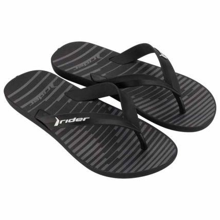 Chinelo Masculino Rider Feel Urban - 12318 - Preto/grafite/branco - Atacado