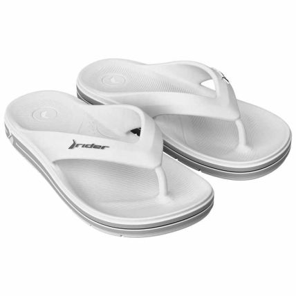 Chinelo Masculino Rider Flex - 12646 - Branco/cinza - Atacado