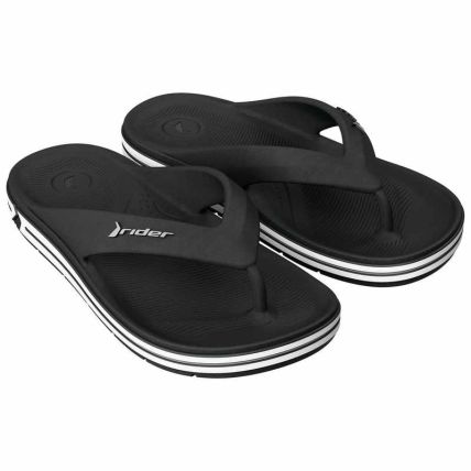 Chinelo Masculino Rider Flex - 12646 - Preto/cinza - Atacado