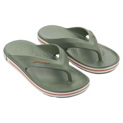 Chinelo Masculino Rider Flex - 12646 - Verde/laranja - Atacado