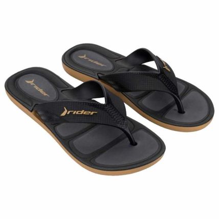 Chinelo Masculino Rider Pulse Ii - 12610 - Bege/preto/grafite - Atacado