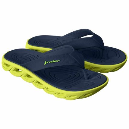 Chinelo Masculino Rider R Power Low - 12623 - Verde/azul - Atacado