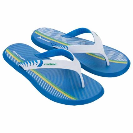 Chinelo Masculino Rider R1 Nações - 12714 - Azul/branco/verde - Atacado