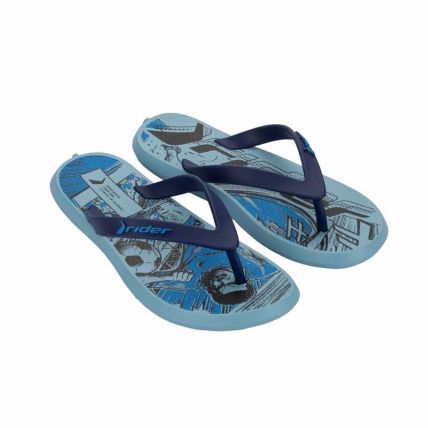 Chinelo Masculino Rider R1 Play - 12672 - Azul Claro/azul - Atacado