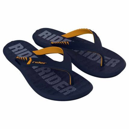 Chinelo Masculino Rider R1 Prime - 12438 - Azul/azul/amarelo - Atacado