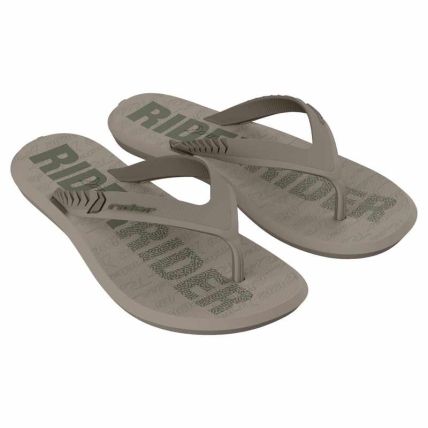 Chinelo Masculino Rider R1 Prime - 12438 - Bege/bege/verde - Atacado