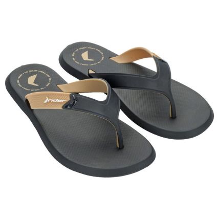 Chinelo Masculino Rider R1 Prime Ii - 12763 - Preto/bege - Atacado