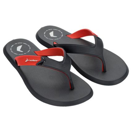 Chinelo Masculino Rider R1 Prime Ii - 12763 - Preto/vermelho - Atacado