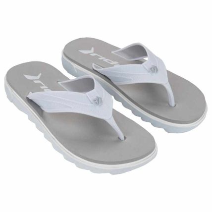 Chinelo Masculino Rider Rw Plus - 12425 - Branco/branco/cinza - Atacado
