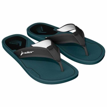 Chinelo Masculino Rider Sense - 12701 - Verde/preto - Atacado