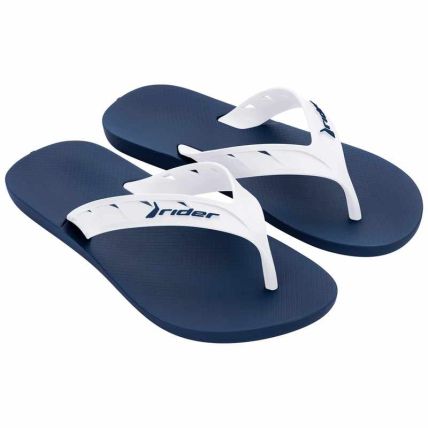 Chinelo Masculino Rider Street - 11573 N° 39/40 - Azul/branco - Atacado