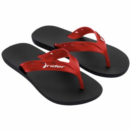Chinelo Masculino Rider Street - 11573 N° 39/40 - Preto/vermelho - Atacado