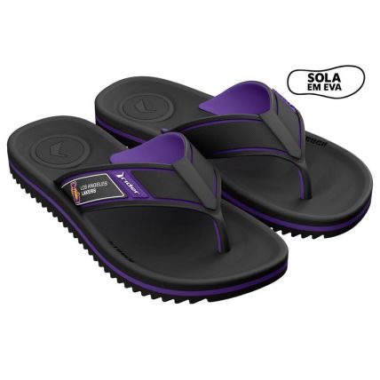 Chinelo Masculino Rider Trace Duo Nba - 12760 - Preto/preto/roxo - Atacado