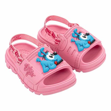 Chinelo Slide Baby Biduzidos Recreation - 23494 - Rosa/azul - Atacado