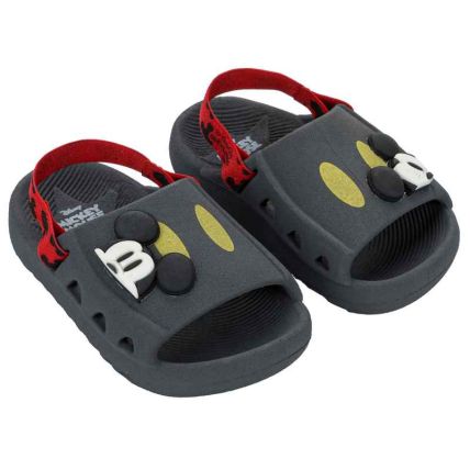 Chinelo Slide Baby Disney Queridos Gasp - 22993 - Cinza/vermelho - Atacado