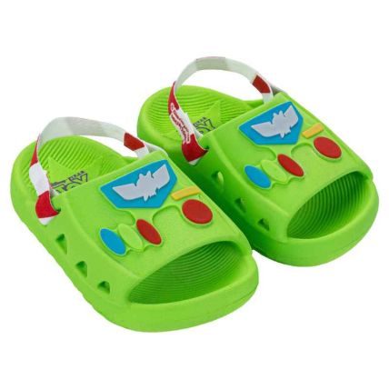 Chinelo Slide Baby Disney Queridos Gasp - 22993 - Verde/branco - Atacado