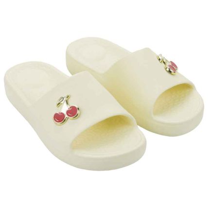Chinelo Slide Feminino Ipanema Pluma Pop - 27564 - Bege - Atacado