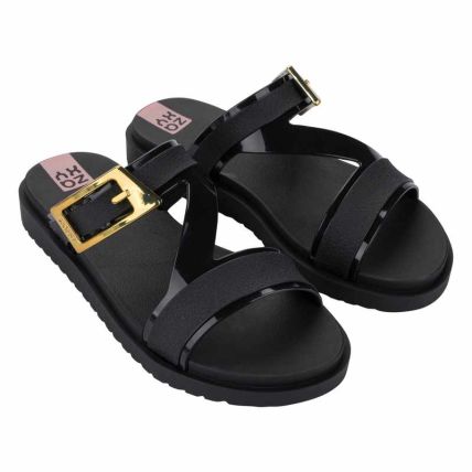 Chinelo Slide Feminino Zaxy City - 19455 - Preto - Atacado