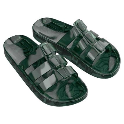 Chinelo Slide Feminino Zaxy Jelly New - 19536 - Verde Amazonia - Atacado