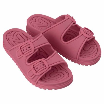 Chinelo Slide Feminino Zaxy Partner Air - 19416 - Rosa Doce Medio - Atacado