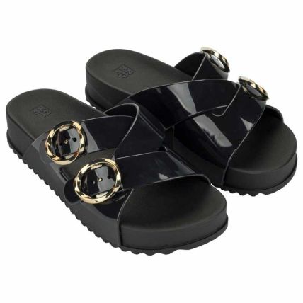 Chinelo Slide Feminino Zaxy Wish - 19369 - Preto - Atacado