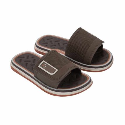 Chinelo Slide Infantil Cartago Malaga Sport Ii - 12603 - Bege/marrom/laranja - Atacado