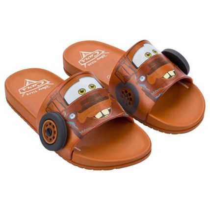 Chinelo Slide Infantil Disney New Dash - 23514 - Laranja/laranja - Atacado