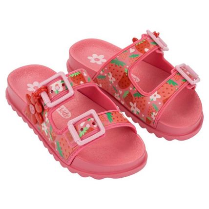 Chinelo Slide Infantil Gkids Lumy Hip - 23496 - Rosa/rosa/vermelho - Atacado