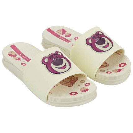 Chinelo Slide Infantil Ipanema Disney Vibe - 27535 - Bege/rosa - Atacado